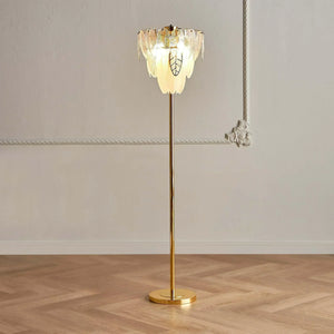 Buy Affordable Vintage Charm Feather Crystal Floor Lamp in Dubai - UAE | Cheap Price