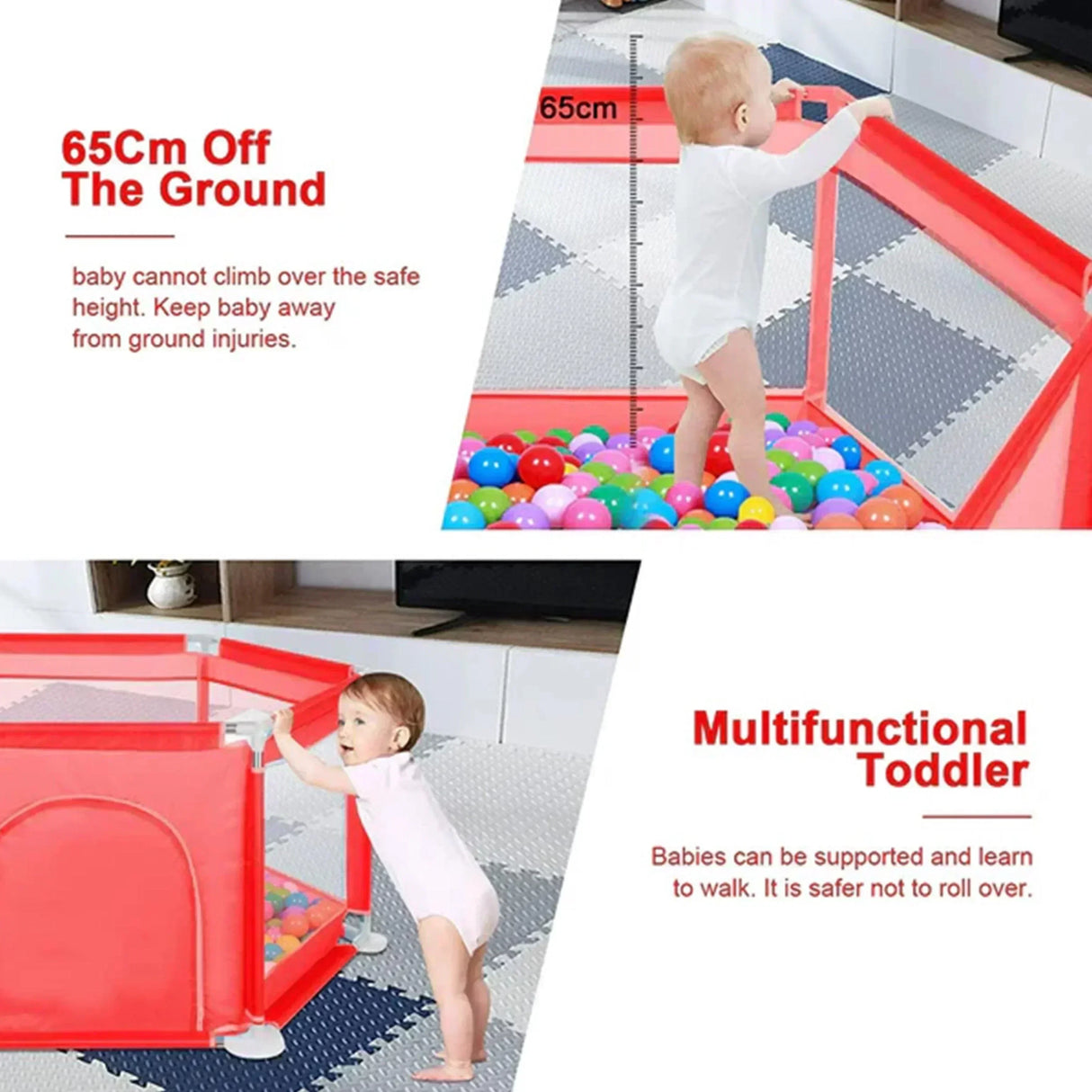 Buy Affordable Durable Baby Fence Plastic without ocean ball in Dubai - UAE | Cheap Price