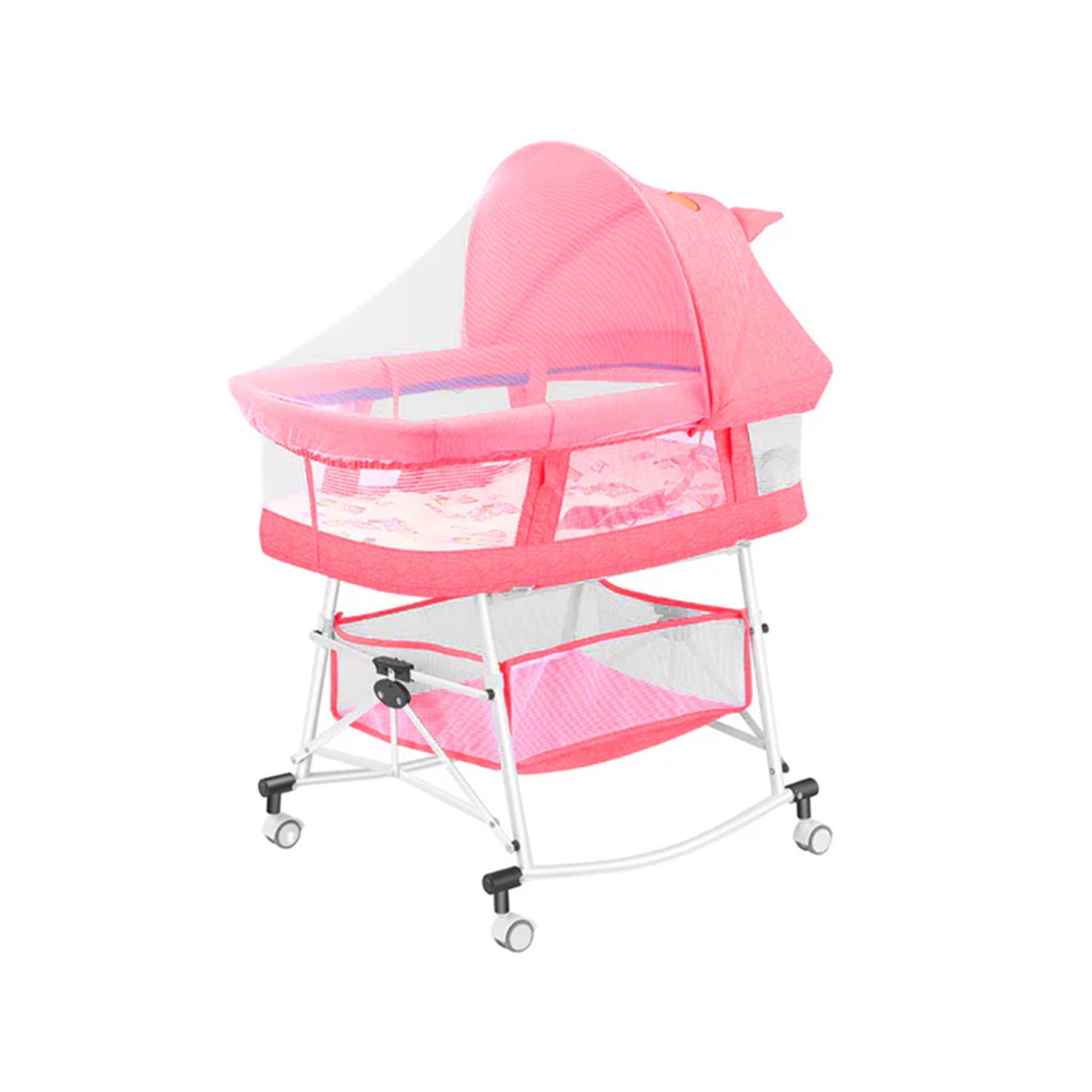 3 in 1 Portable Baby Sleeper Rocking Cradle Bed - HOCC