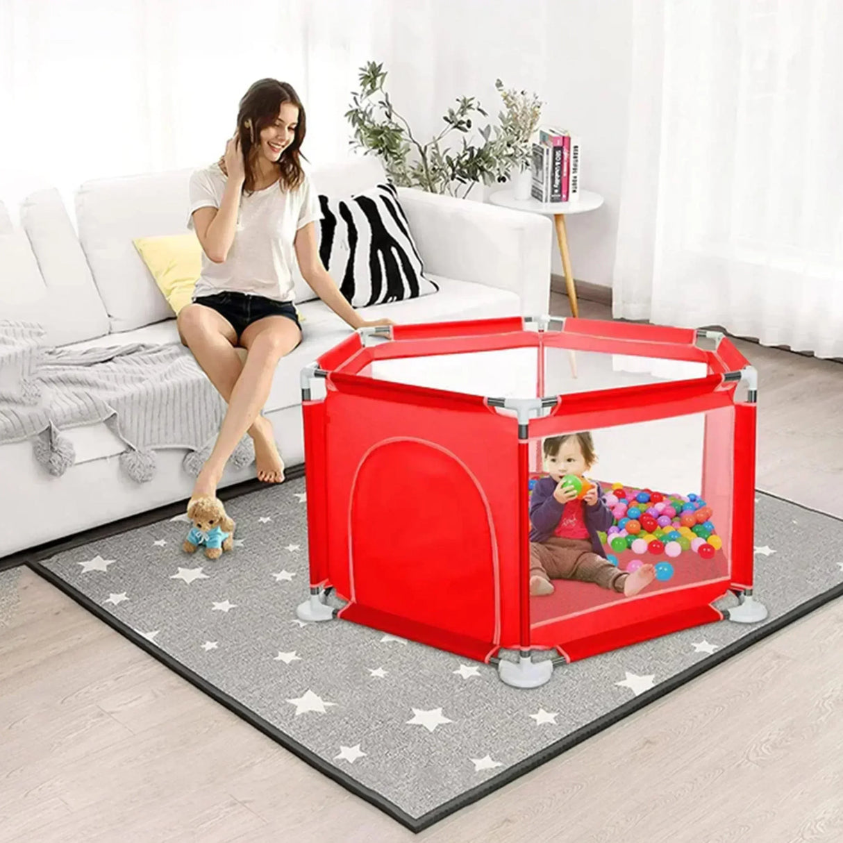 Buy Affordable Durable Baby Fence Plastic without ocean ball in Dubai - UAE | Cheap Price