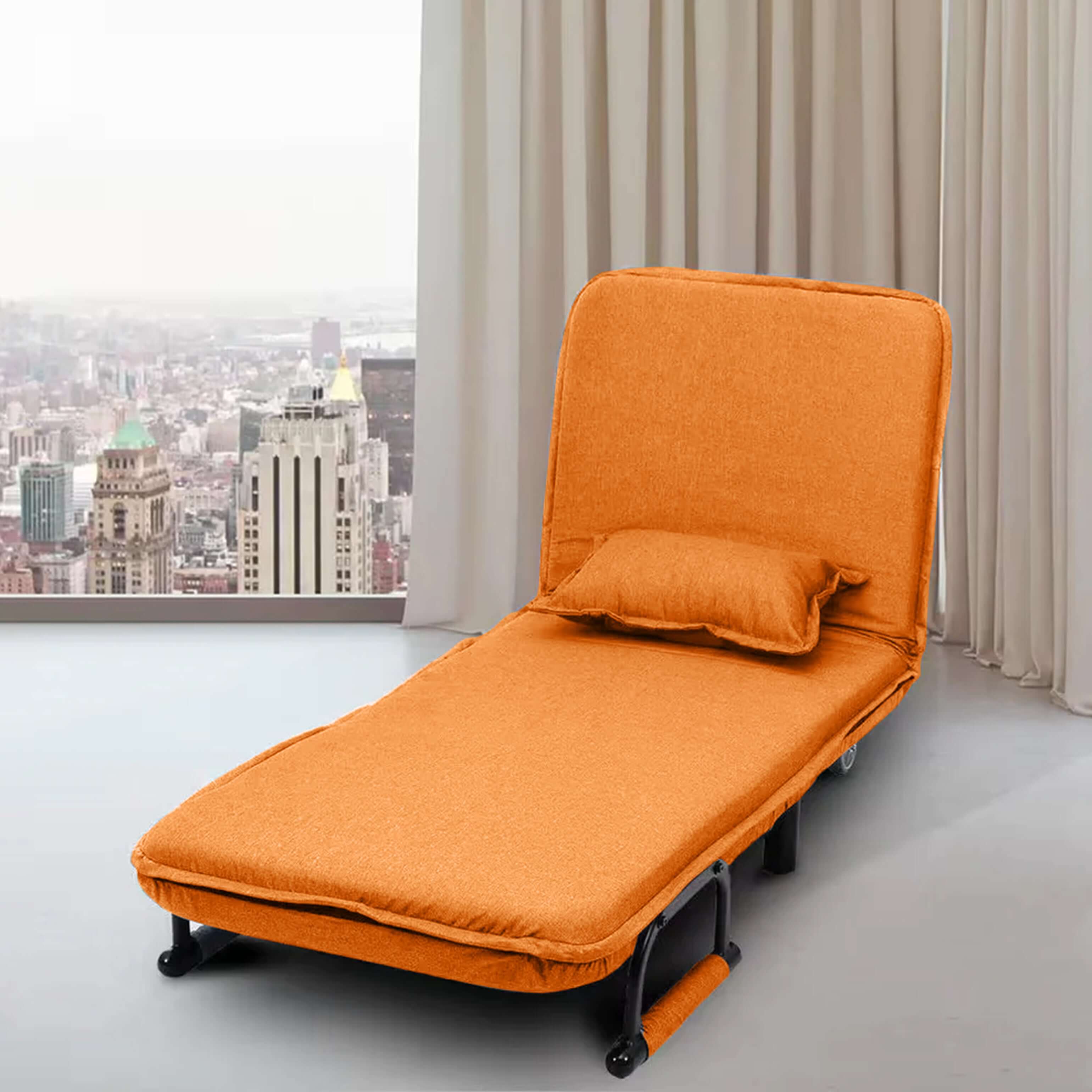 Convertible Sofa Bed Orange - HOCC