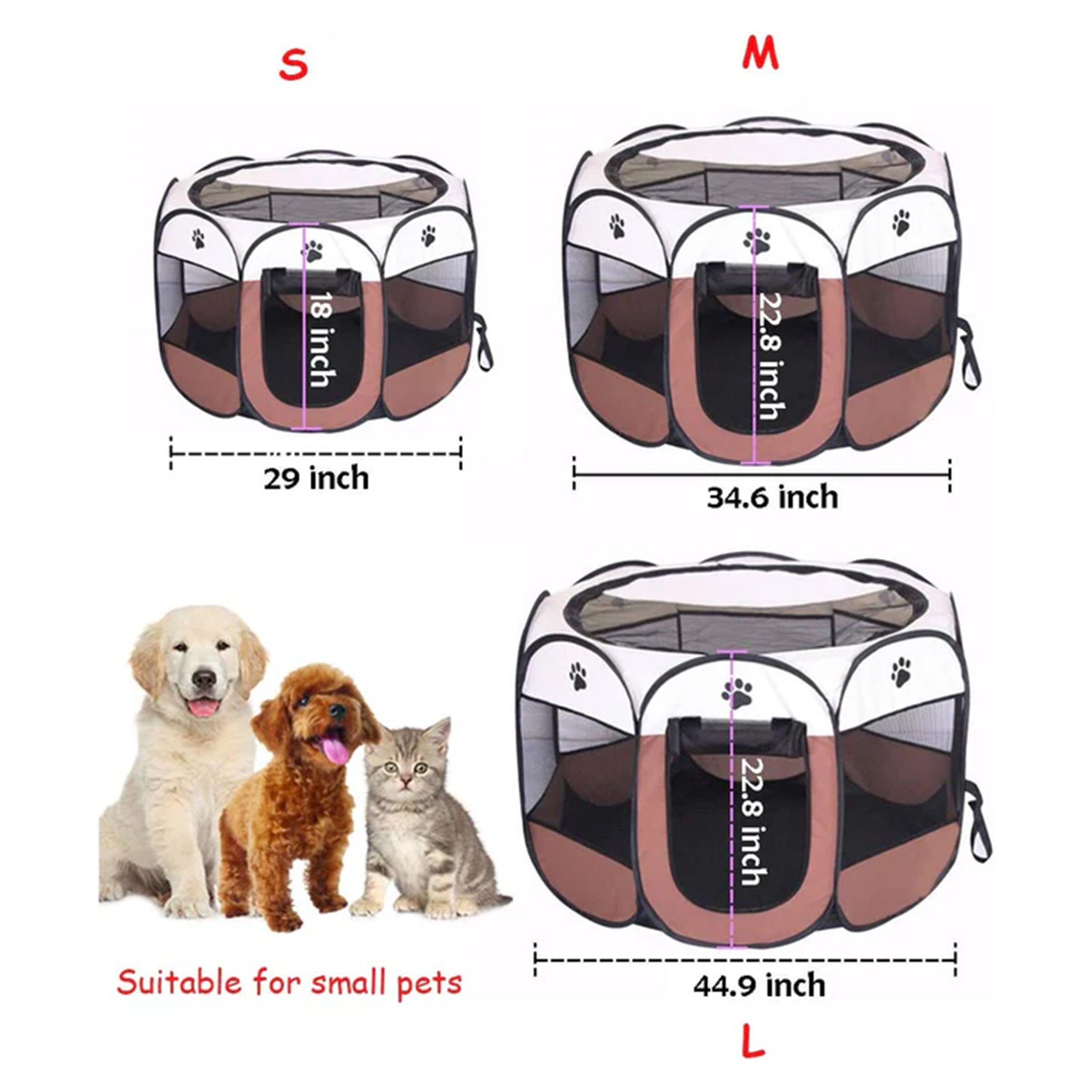 Portable Pet Playpen Small - HOCC