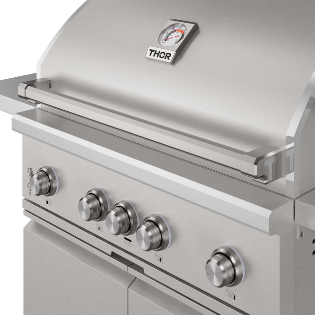 Buy 36 inch 4 burners Built in Liquid Propane Grill on cart with Sear/Rear Infrared Burner & Rotisserie Online in Dubai, Abu Dhabi, UAE