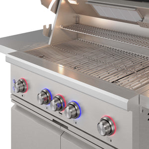 Buy 36 inch 4 burners Built in Liquid Propane Grill on cart with Sear/Rear Infrared Burner & Rotisserie Online in Dubai, Abu Dhabi, UAE