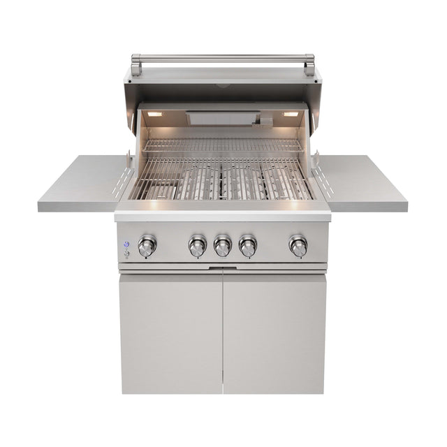 Buy 36 inch 4 burners Built in Liquid Propane Grill on cart with Sear/Rear Infrared Burner & Rotisserie Online in Dubai, Abu Dhabi, UAE