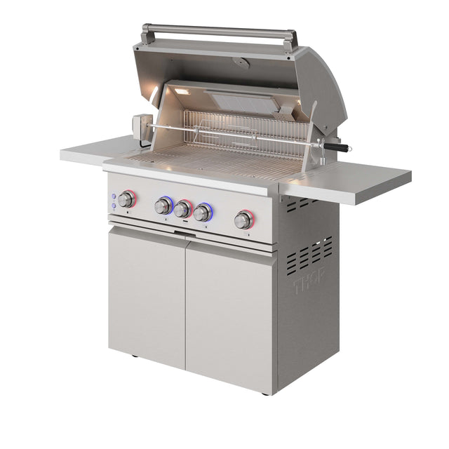 Buy 36 inch 4 burners Built in Liquid Propane Grill on cart with Sear/Rear Infrared Burner & Rotisserie Online in Dubai, Abu Dhabi, UAE