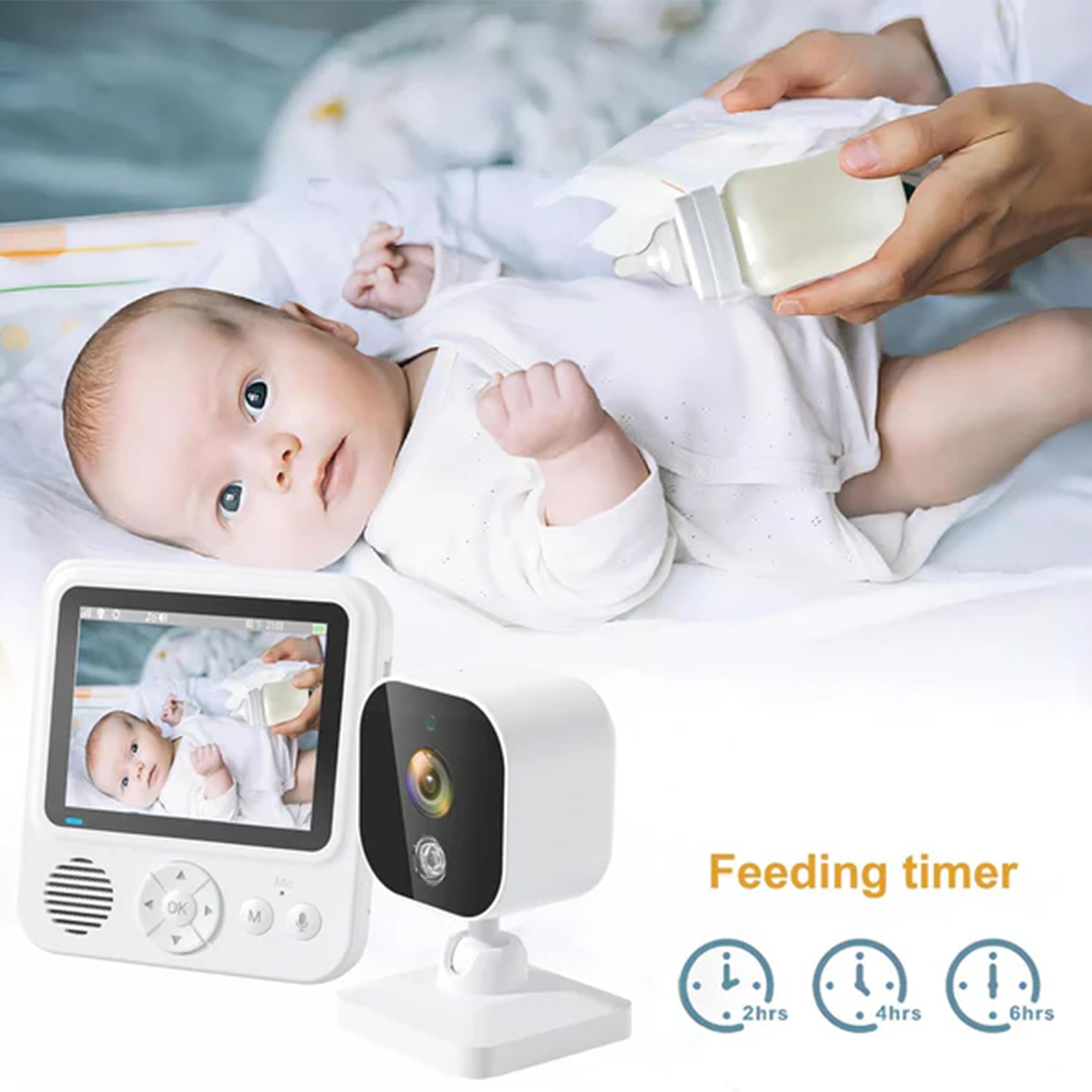 Baby Monitor with 2.8 HD Screen - HOCC