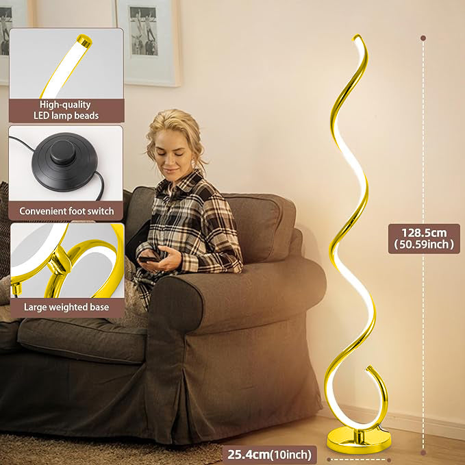 HOCC LED Twisted Style Floor Lamp - HOCC