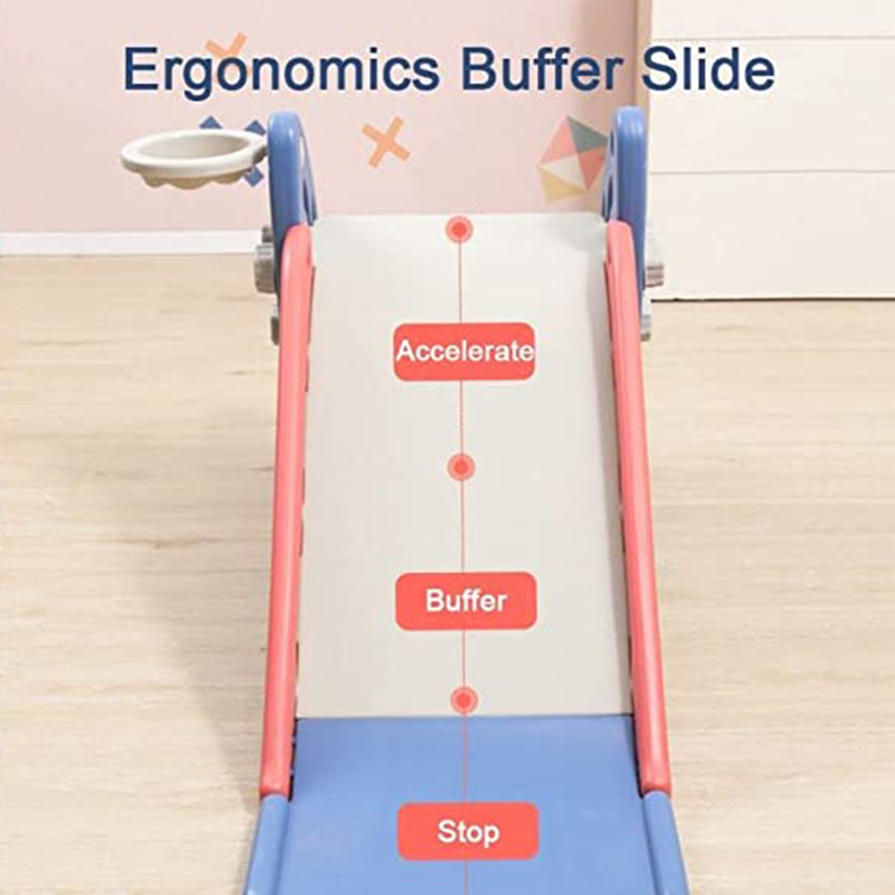 HOCC's Foldable Safety Single Slide For Children - HOCC