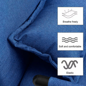 Convertible Sofa Bed Dark Blue