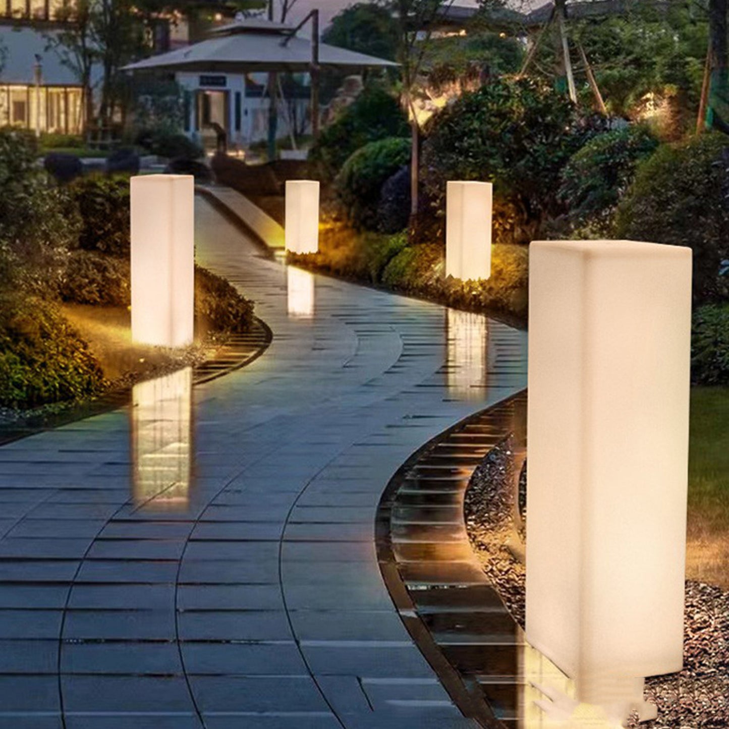 Waterproof Outdoor RGB Floor Lamp Dimmable with Remote Control, USB Chargeable LED Garden Lights Colour Changing Mood Light Rectangular Shape - Buy Waterproof Outdoor RGB Floor Lamp Dimmable with Remote Control, USB Chargeable LED Garden Lights Colour Cha
