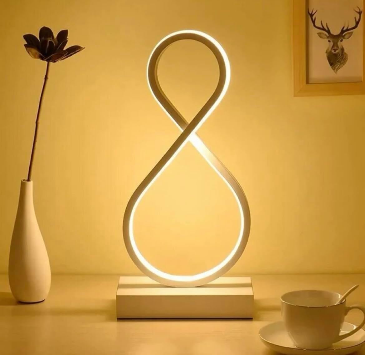 Multi-Color 8 Shaped Infinity Table Lamp - HOCC