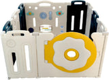 10 Panel Foldable Donut Playpen for Child Safety