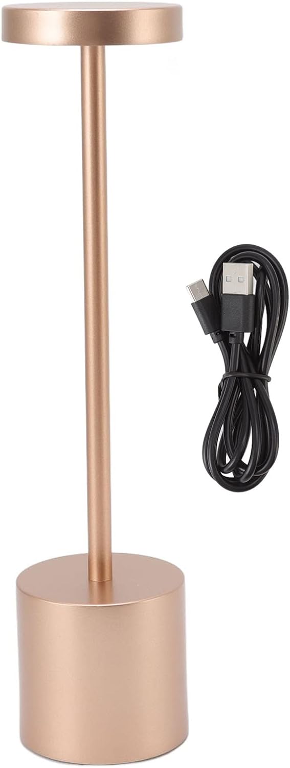 Touch Sensor Table Lamp 6000mAh Battery Operated Rose Gold - Buy Touch Sensor Table Lamp 6000mAh Battery Operated Rose Gold in Dubai - HOCC Dubai - Baby playground outdoor - Shop baby product - Shop Pet product - shop home decor and lighting in Dubai - HO