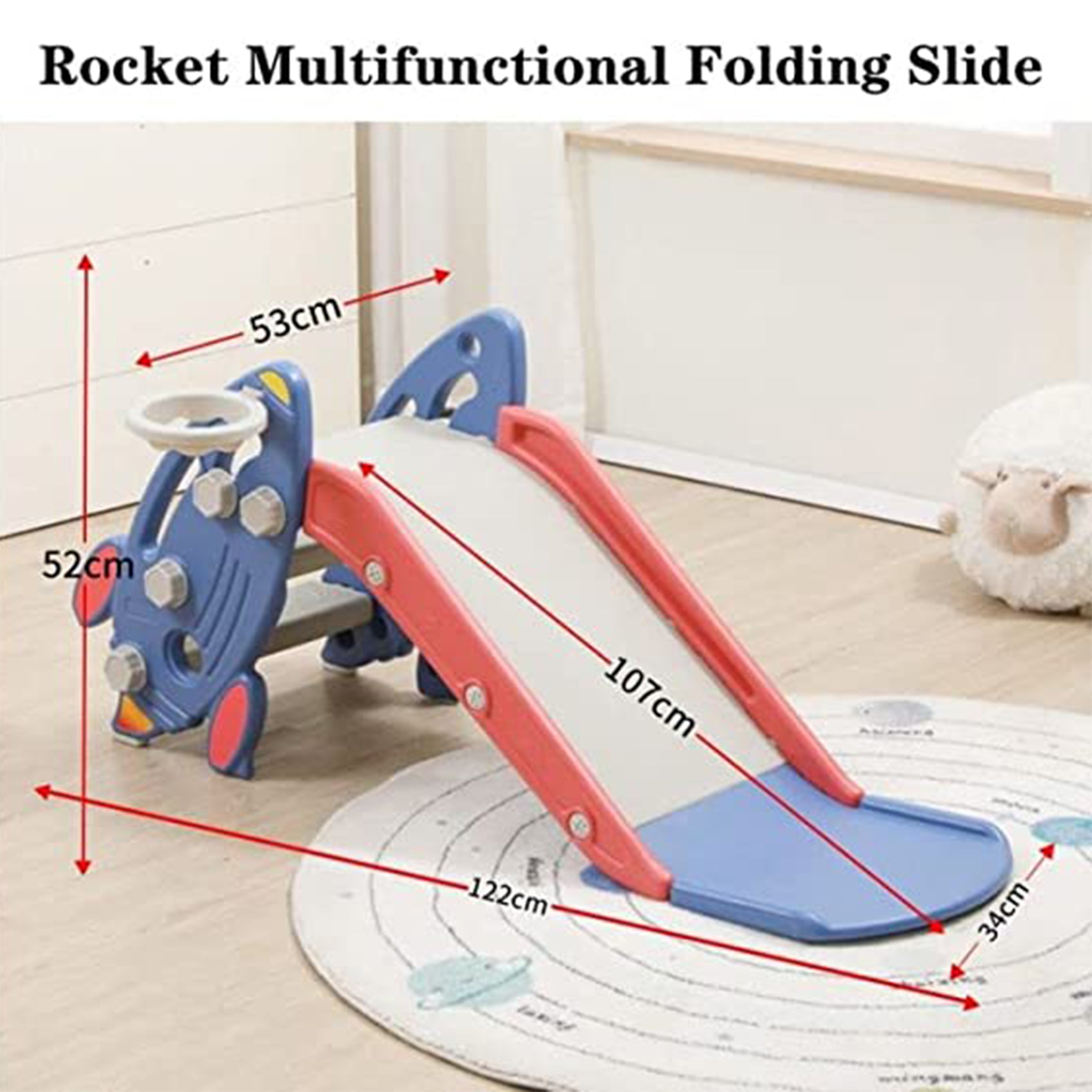 HOCC's Foldable Safety Single Slide For Children - HOCC