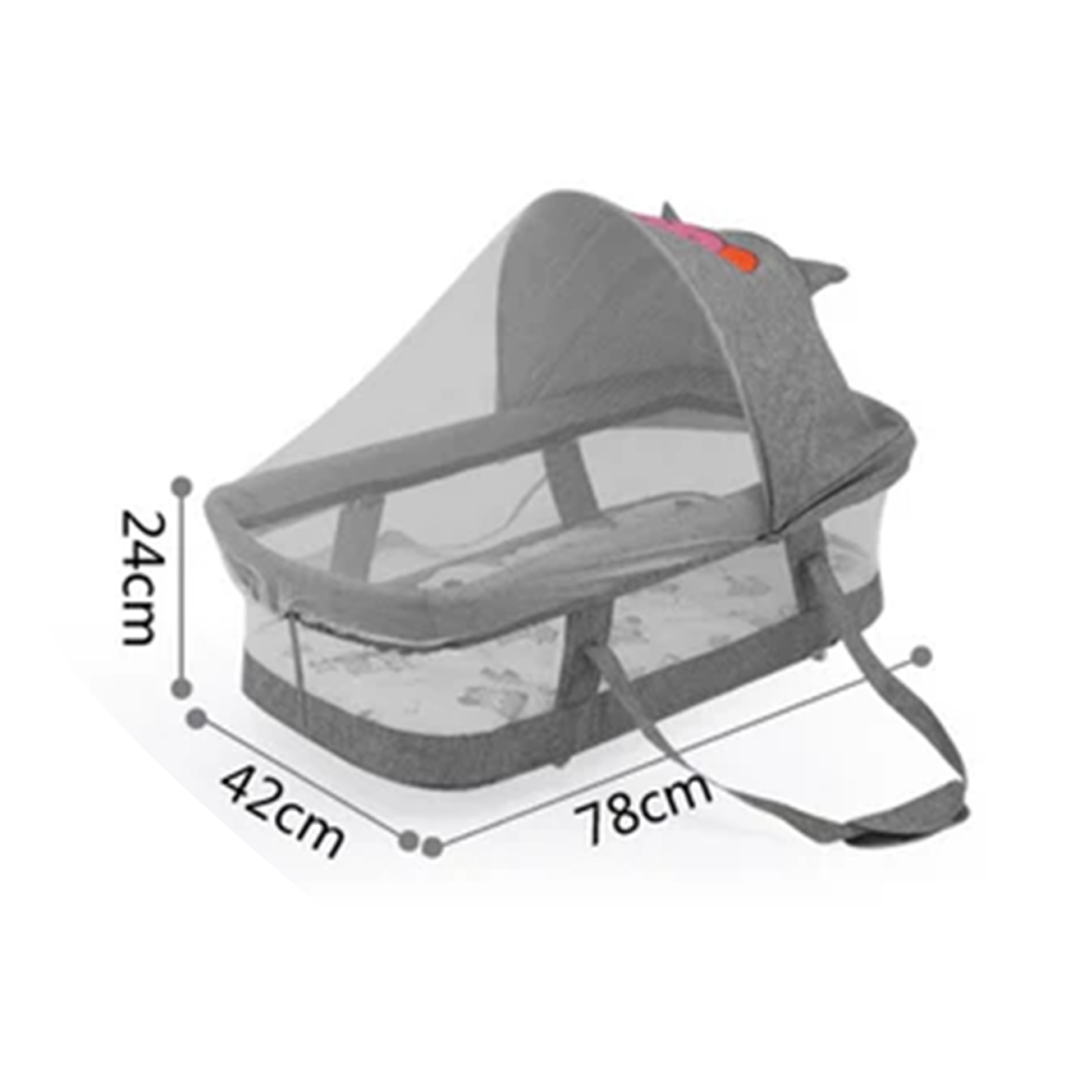 3 in 1 Portable Baby Sleeper Rocking Cradle Bed - HOCC