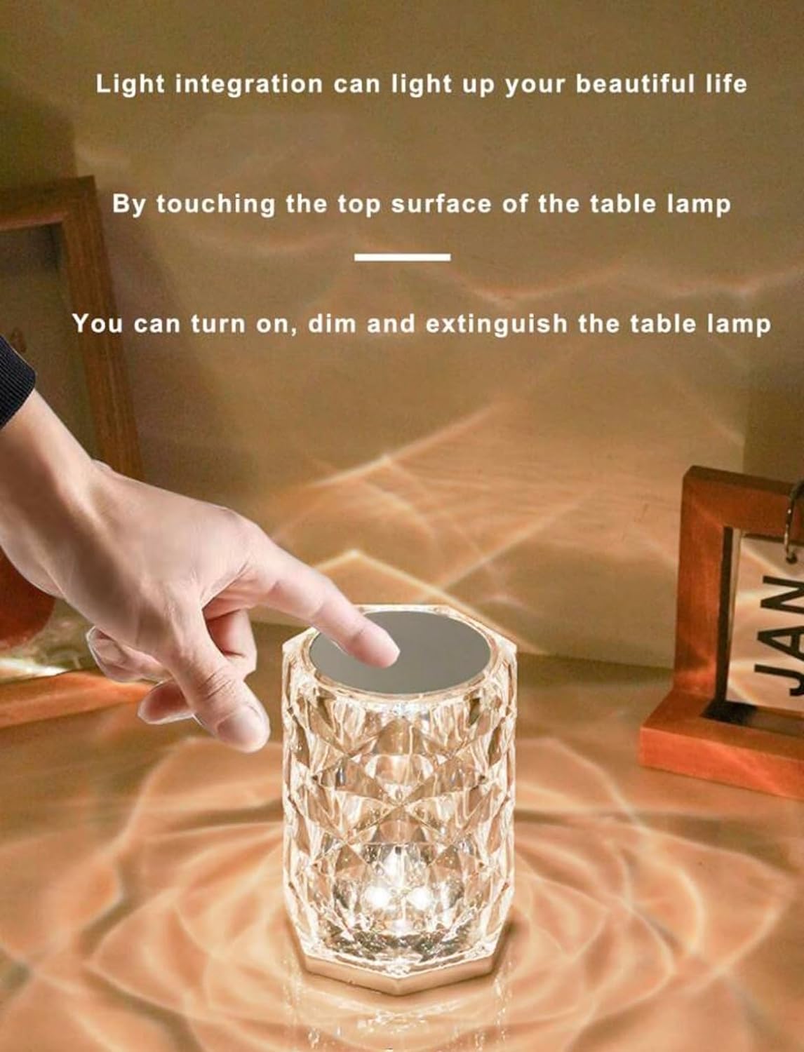 Crystal Touch Table Lamp LED Night Light - HOCC