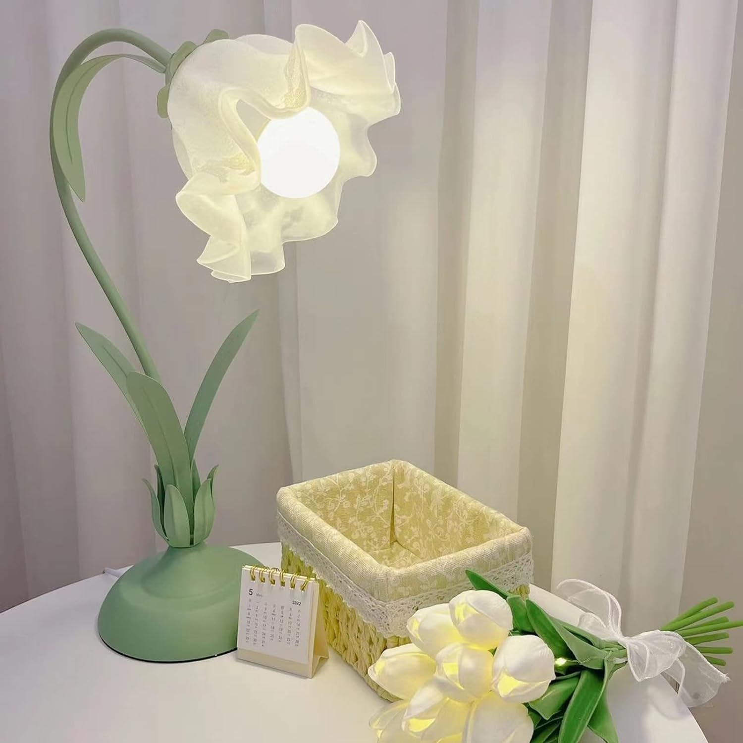 Minimalistic Flower Lamp Control with Switch - HOCC