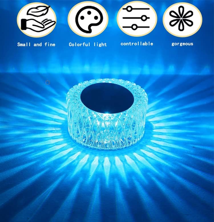 Portable Crystal LED Table Lamp - HOCC