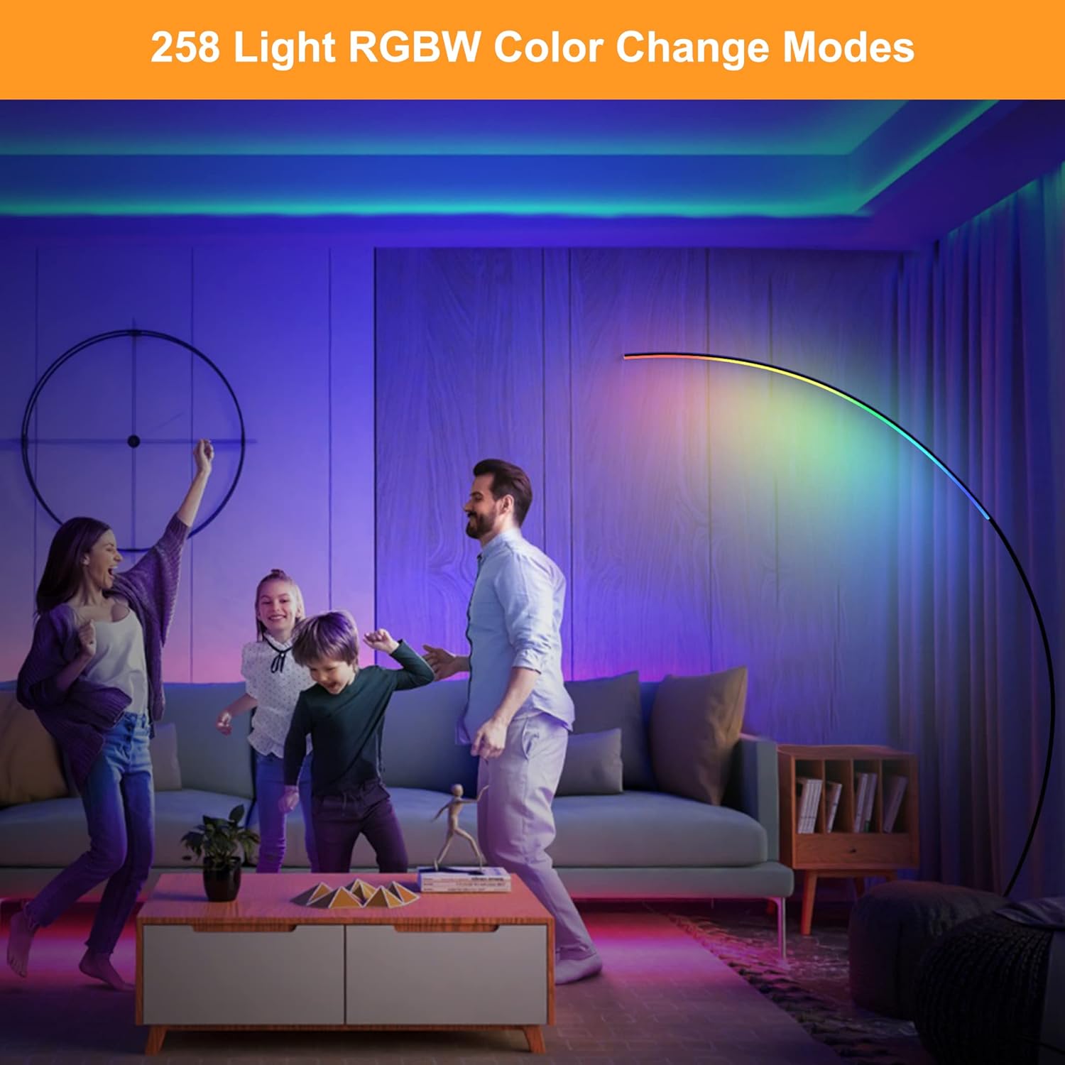 Nordic Style LED Arc Floor Lamp - HOCC