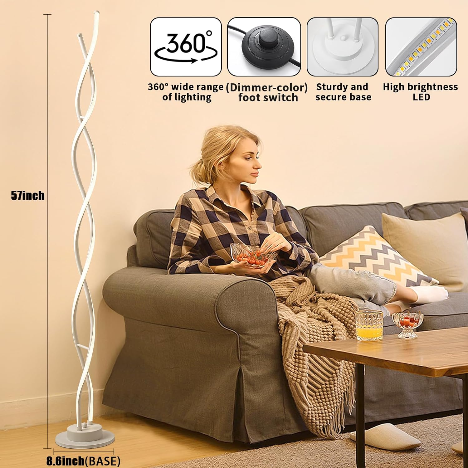 Cascading Aurora Floor Lamp - HOCC