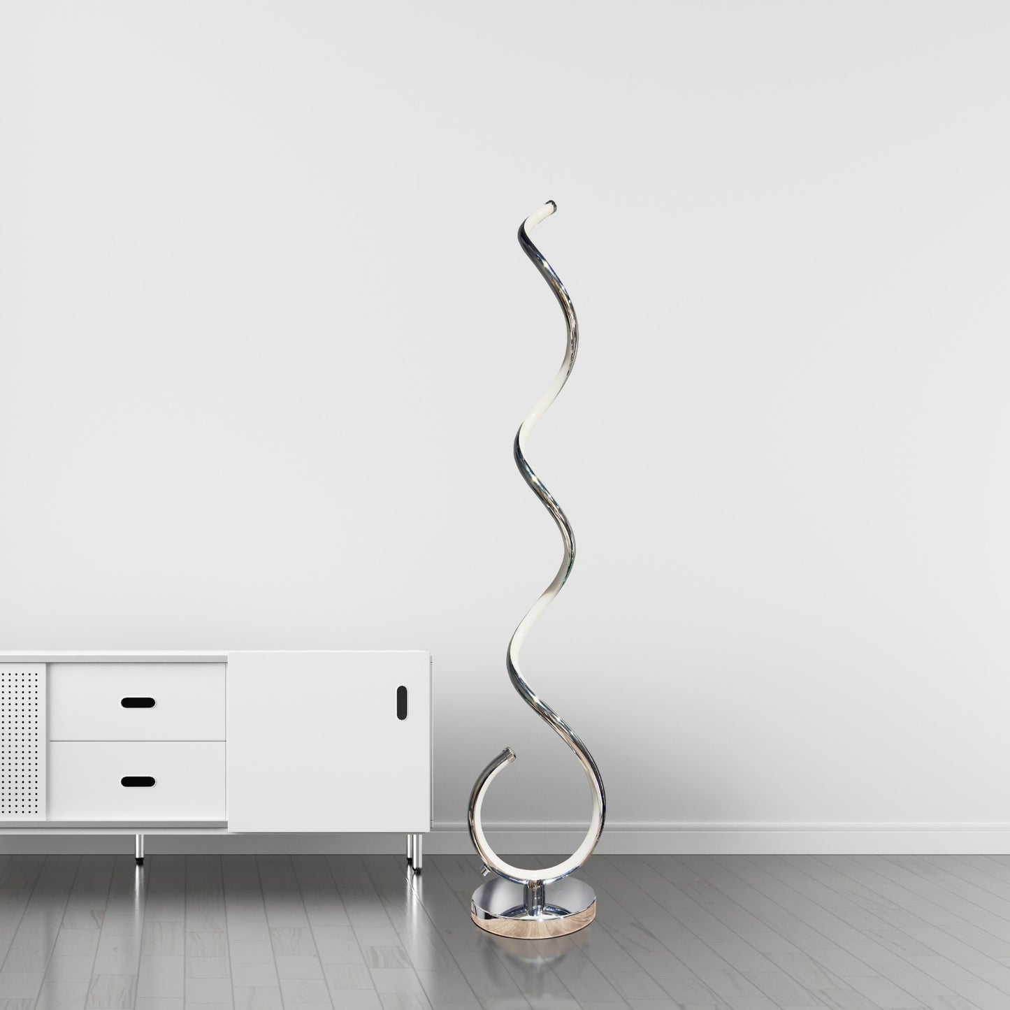 HOCC LED Arc Floor Lamp,LED Nordic Creative Design Living Room Floor Lamp Modern Simple Bedroom Study Room Gourd Floor Lamp [Energy efficiency class A ++] (Black)…