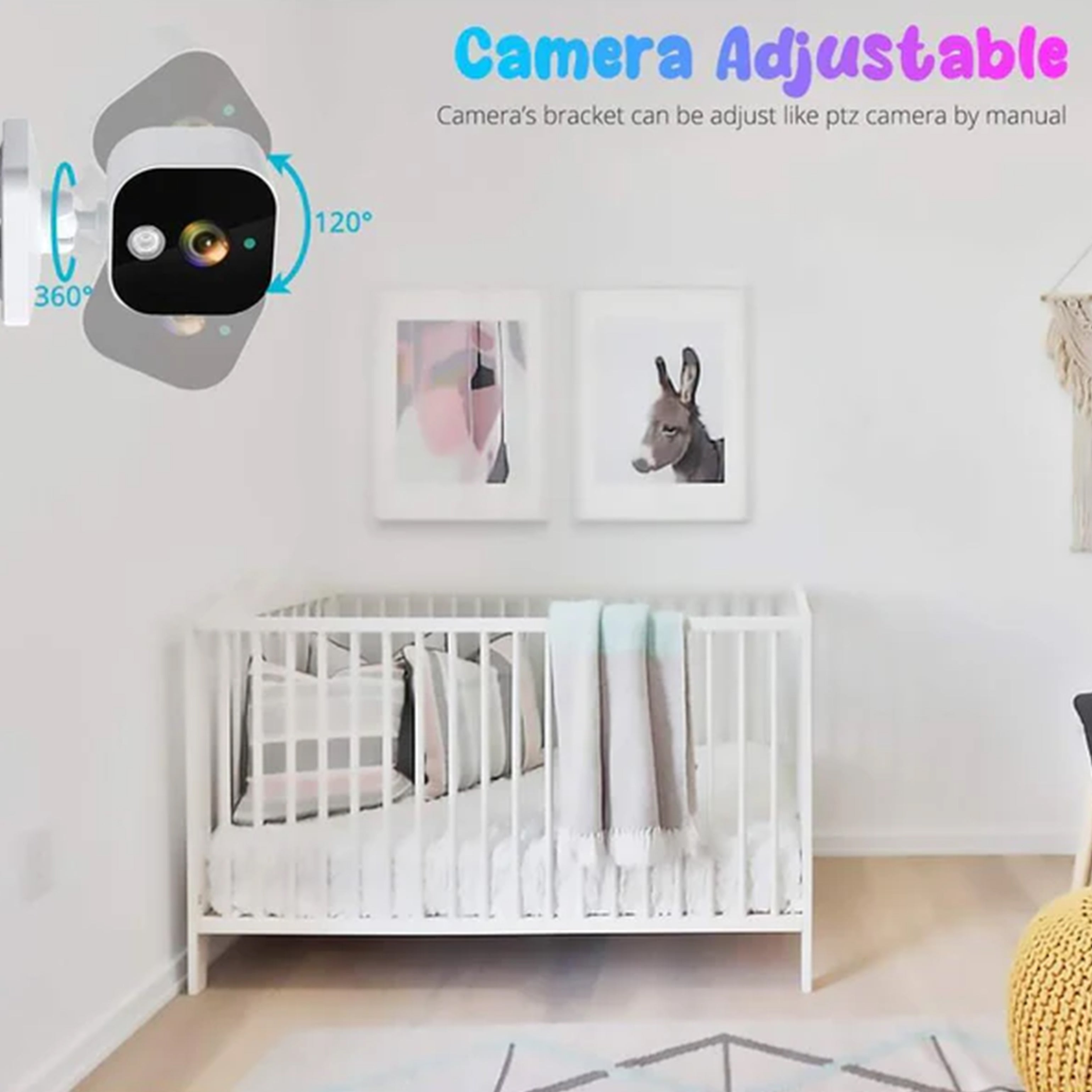 Baby Monitor with 2.8 HD Screen - HOCC