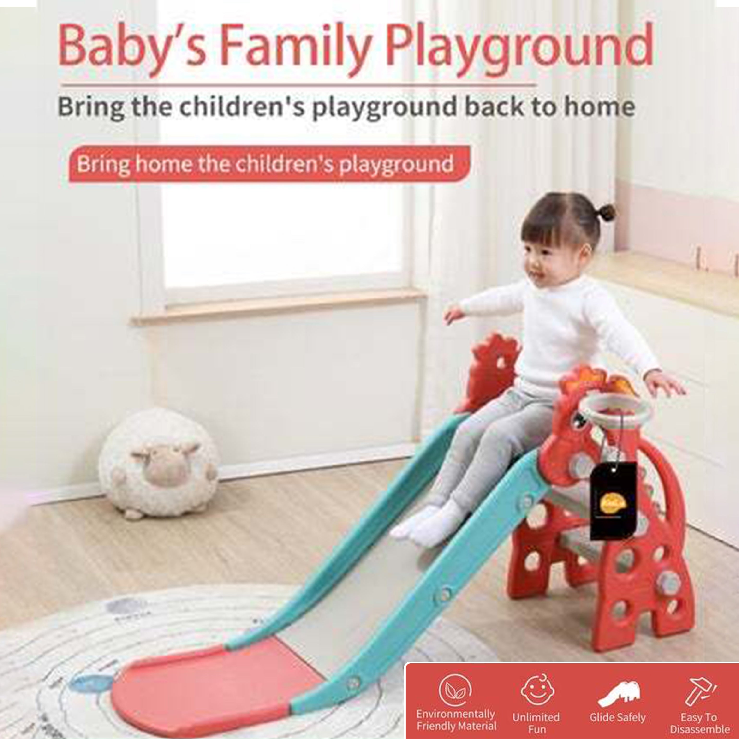 HOCC's Foldable Safety Single Slide For Children - HOCC