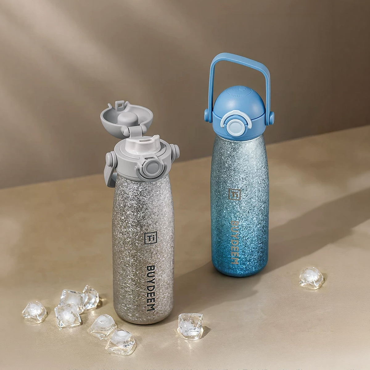 BUYDEEM Planet Pure Titanium Insulated Bottle