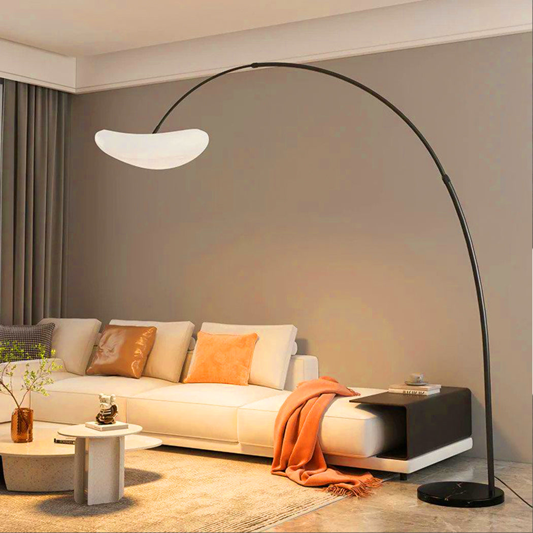 Nordic Style Floor Lamp with Rounded Marble Base in Dubai - HOCC Dubai - Baby playground outdoor - Shop baby product - Shop Pet product - shop home decor and lighting in Dubai - HOCC Dubai - Baby playground outddoor - Shop baby product - Shop
