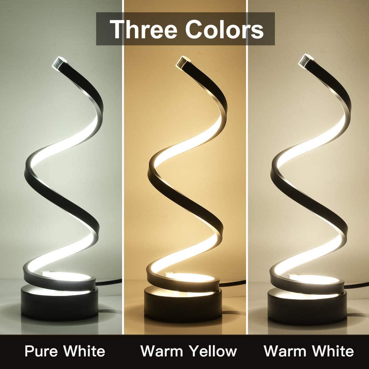 Spiral led deals lamp