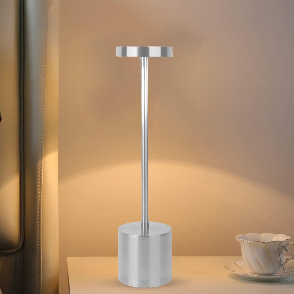 Touch Sensor Table Lamp Silver - HOCC