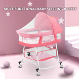 3-in-1 Portable Baby Sleeper Rocking Cradle Bed