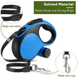 HOCC Retractable Dog Leash 5M with Trash Bag Holder