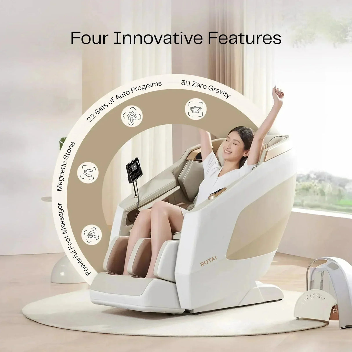 Buy Affordable EON Massage Chair (M525 PRO) in Dubai - UAE | Cheap Price Buy cheap and affordable sofas, chairs, lights, lamps, and home decor items online at factory wholesale prices in Dubai, Sharjah, Abu Dhabi, and across the UAE.