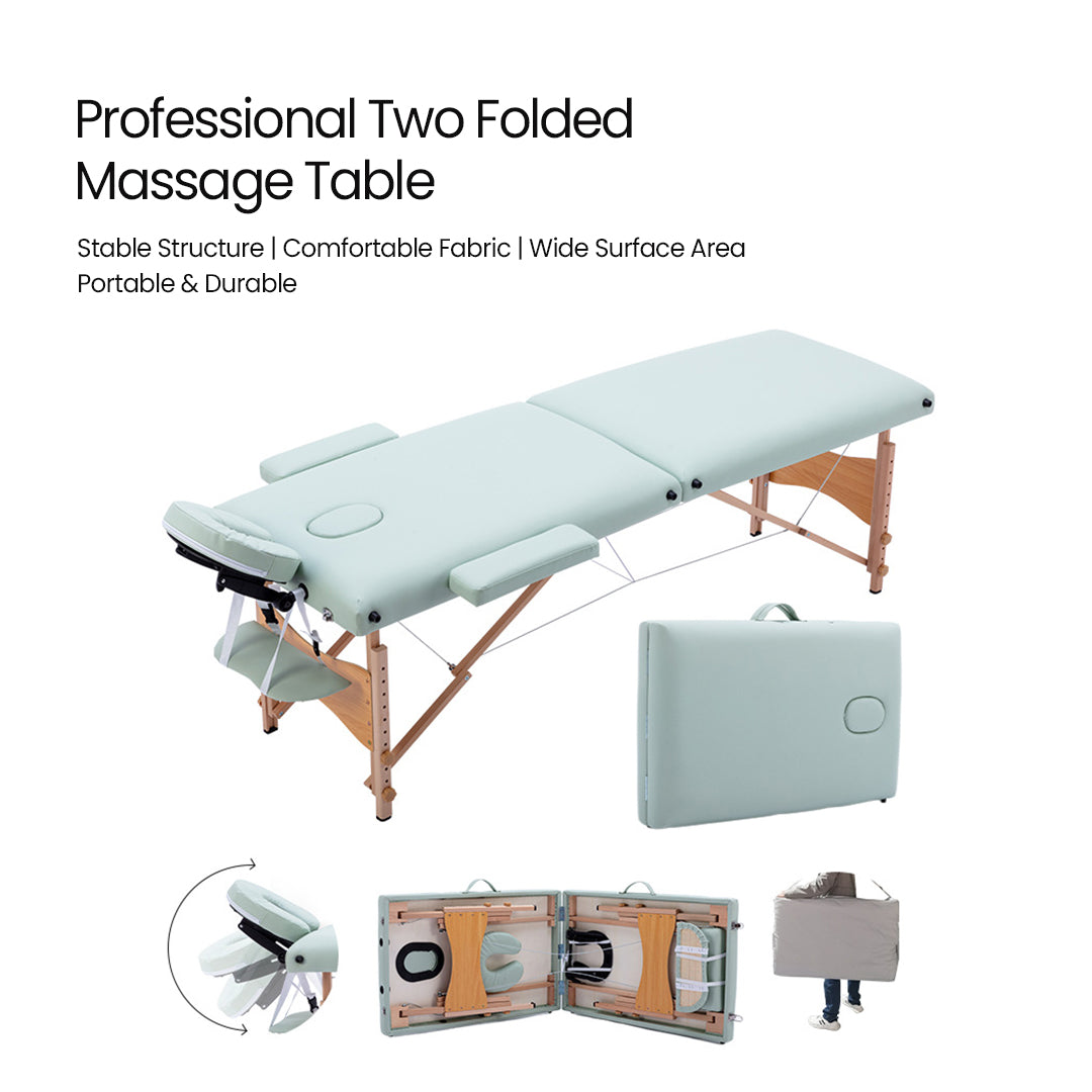 Portable Two Foldable Professional Massage Bed - HOCC