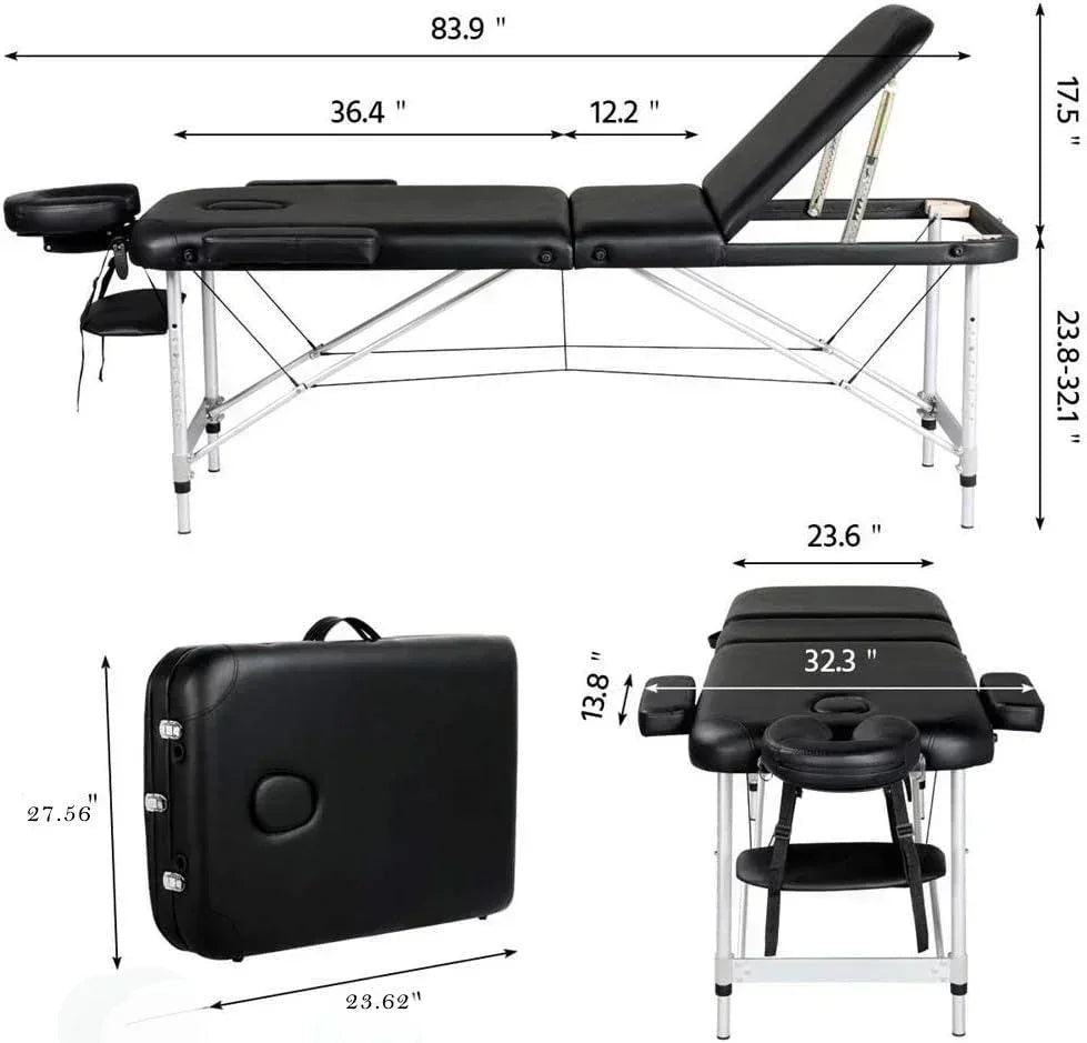 Buy Affordable HOCC Three Foldable Massage Bed in Dubai - UAE | Cheap Price