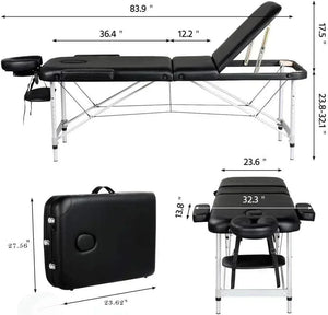 Buy Affordable HOCC Three Foldable Massage Bed in Dubai - UAE | Cheap Price