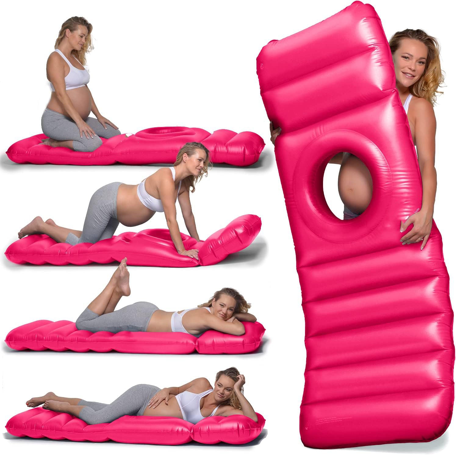 The Original Inflatable Pregnancy Pillow - Pink - Buy The Original Inflatable Pregnancy Pillow - Pink in Dubai - HOCC Dubai - Baby playground outdoor - Shop baby product - Shop Pet product - shop home decor and lighting in Dubai - HOCC Dubai - Baby playgr