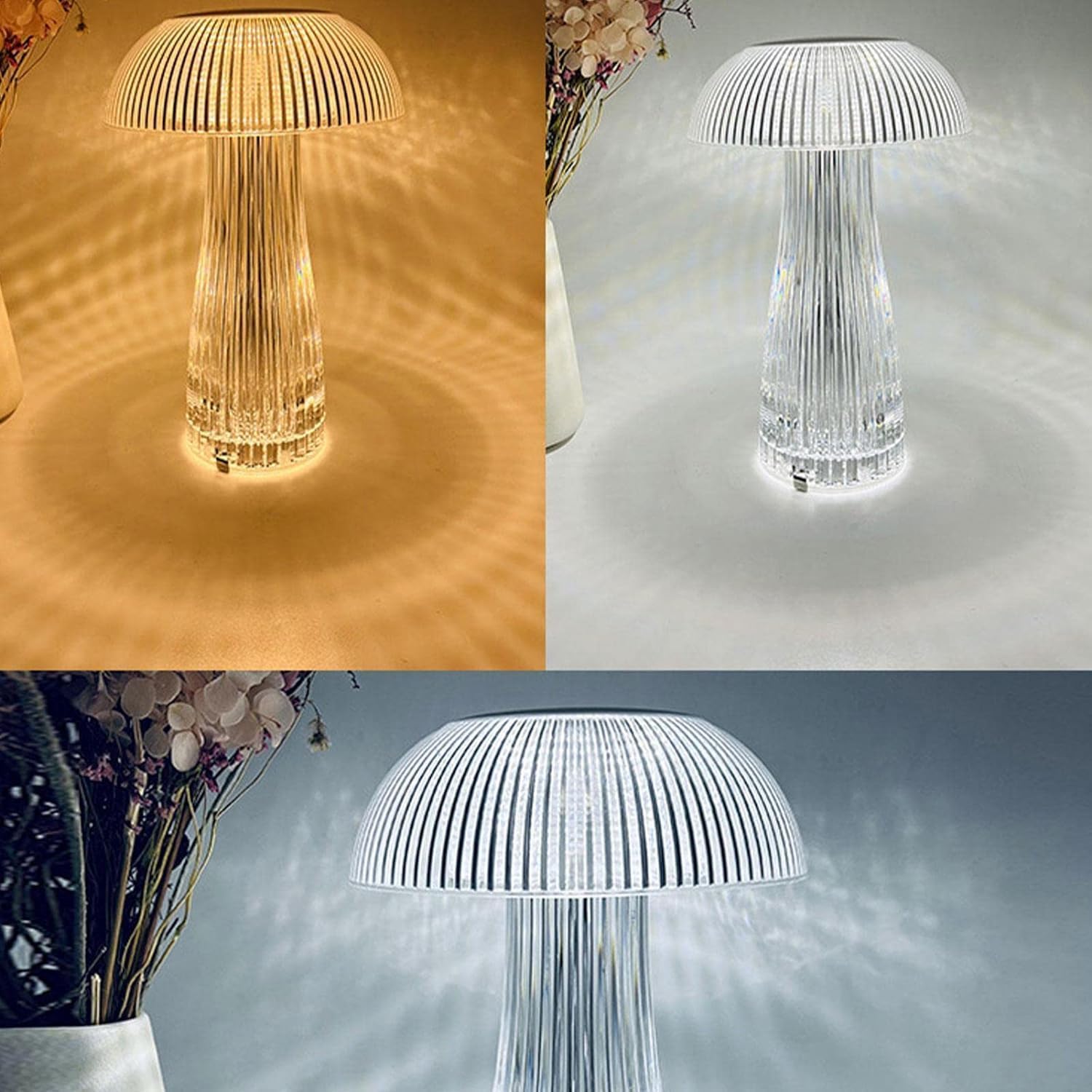 Mushroom Style Crystal Touch Table Lamp - HOCC