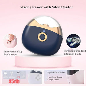 Buy Affordable Professional Electric Nail Clipper Blue in Dubai - UAE | Cheap Price