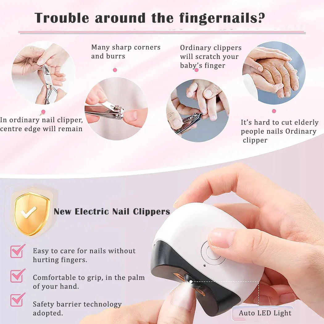 Buy Affordable Professional Electric Nail Clipper Blue in Dubai - UAE | Cheap Price
