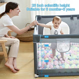 Large Baby Playard with 50PCS Balls with Playmats
