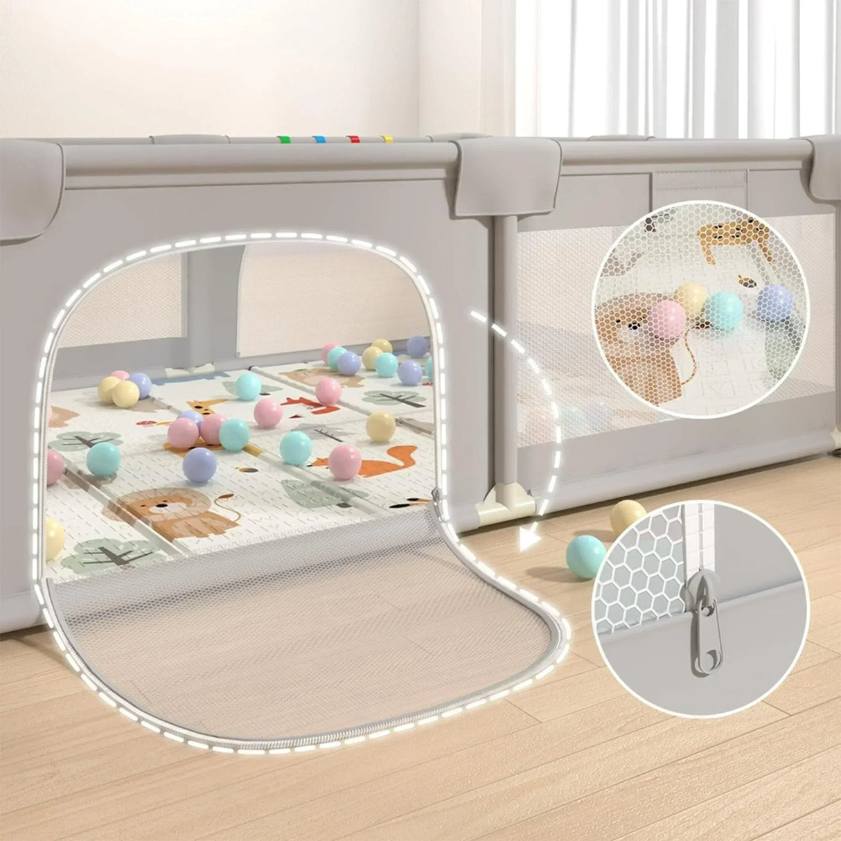 Buy Affordable Toddler Playpen with Balls in Dubai - UAE | Cheap Price
