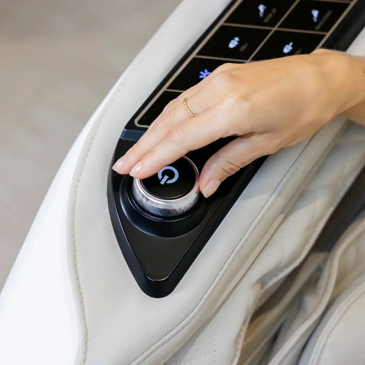 Buy Affordable Advanced AI Robotic Massage Chair (Beige) in Dubai - UAE | Cheap Price Buy cheap and affordable sofas, chairs, lights, lamps, and home decor items online at factory wholesale prices in Dubai, Sharjah, Abu Dhabi, and across the UAE.