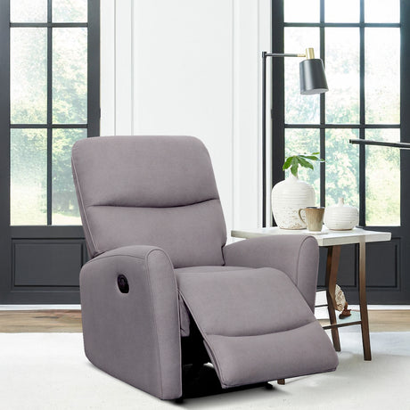 Grace Single Seater Manual Recliner - Grey