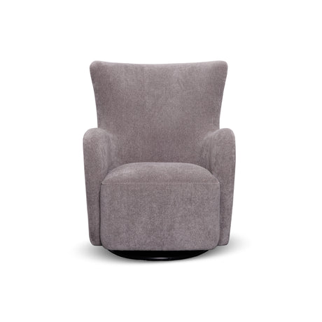 George Swivel and Glider Chair - Pewter