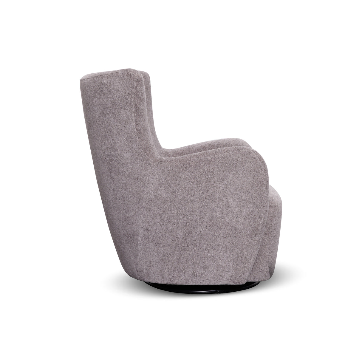 George Swivel and Glider Chair - Pewter