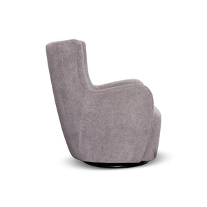 George Swivel and Glider Chair - Pewter