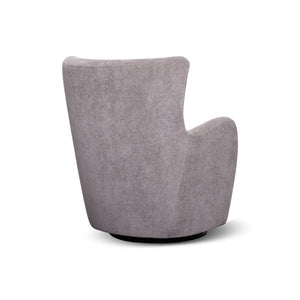 George Swivel and Glider Chair - Pewter